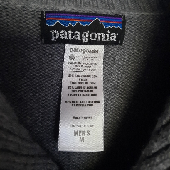 COPY - Patagonia lambswool shawl neck sweater - Medium - Picture 5 of 7